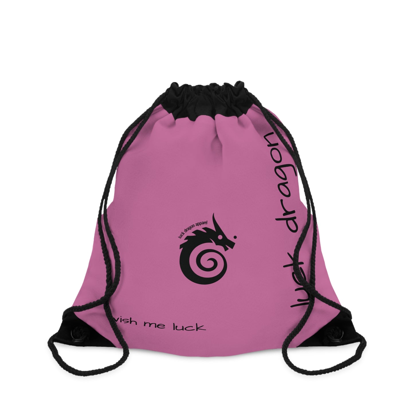 Pink Drawstring Bag