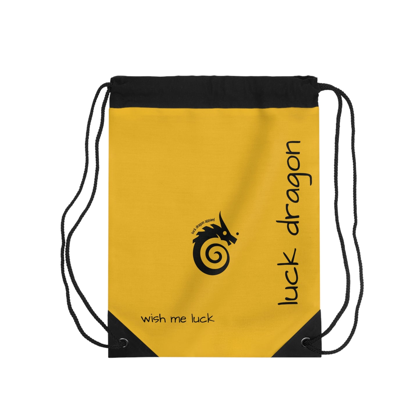 Yellow Drawstring Bag