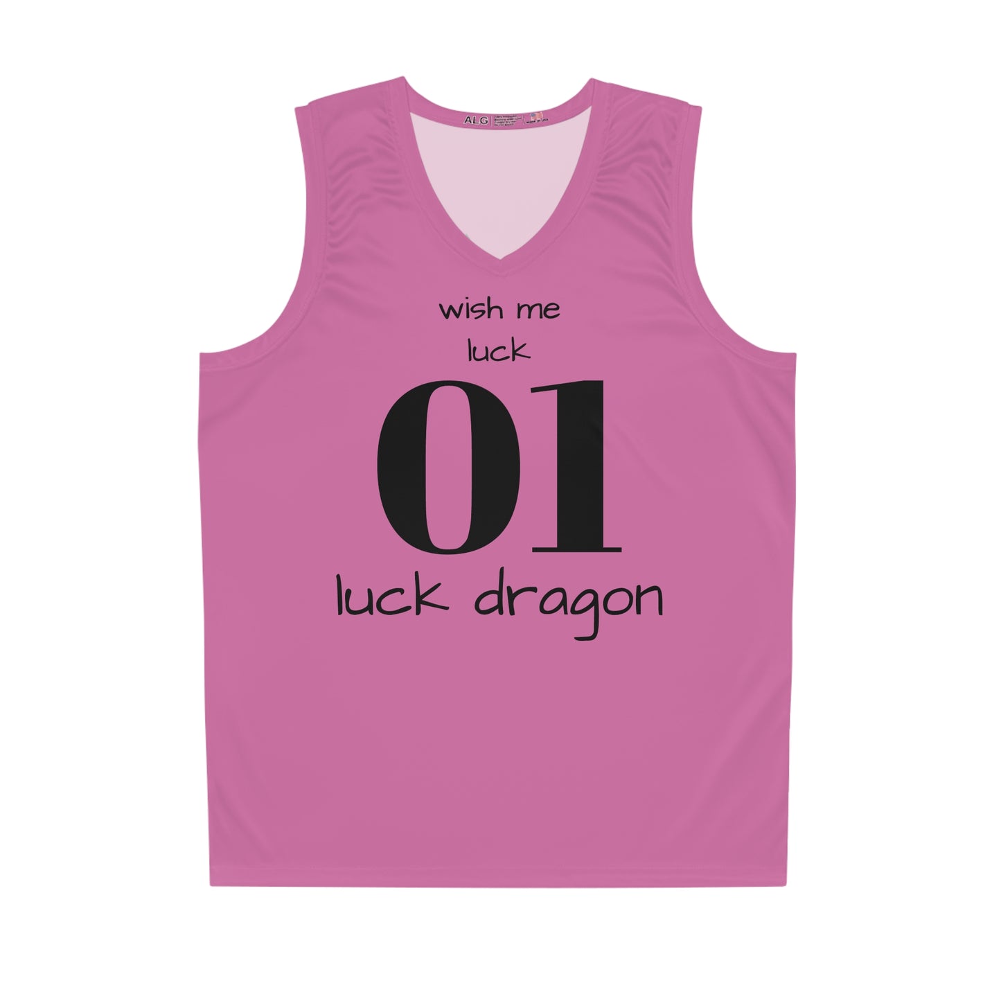 Pink Basketball Jersey (AOP)