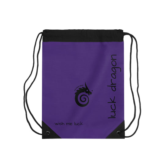 Purple Drawstring Bag