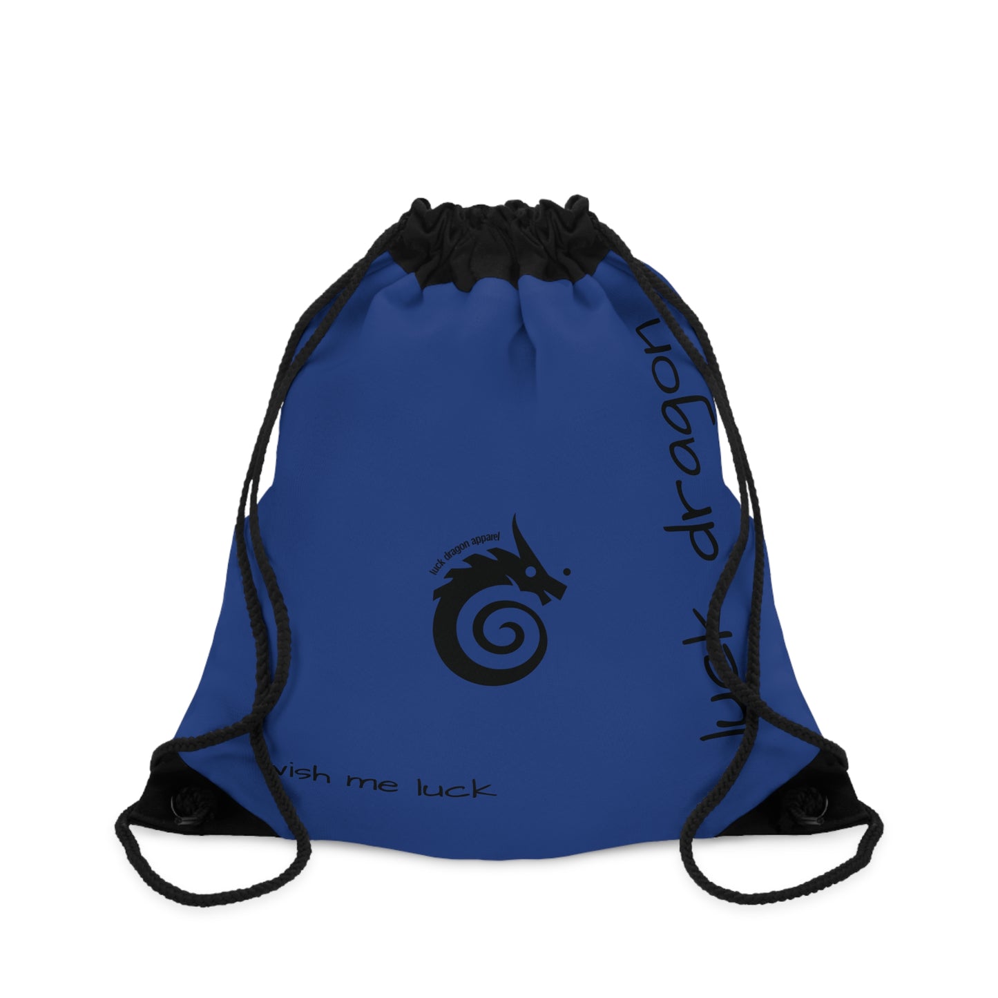 Blue Drawstring Bag