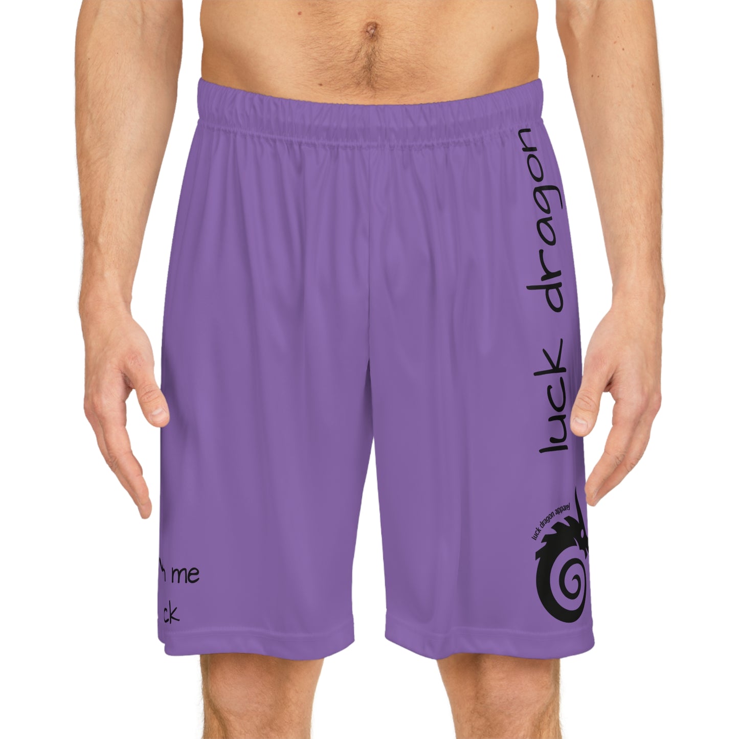 Violet Basketball Shorts (AOP)