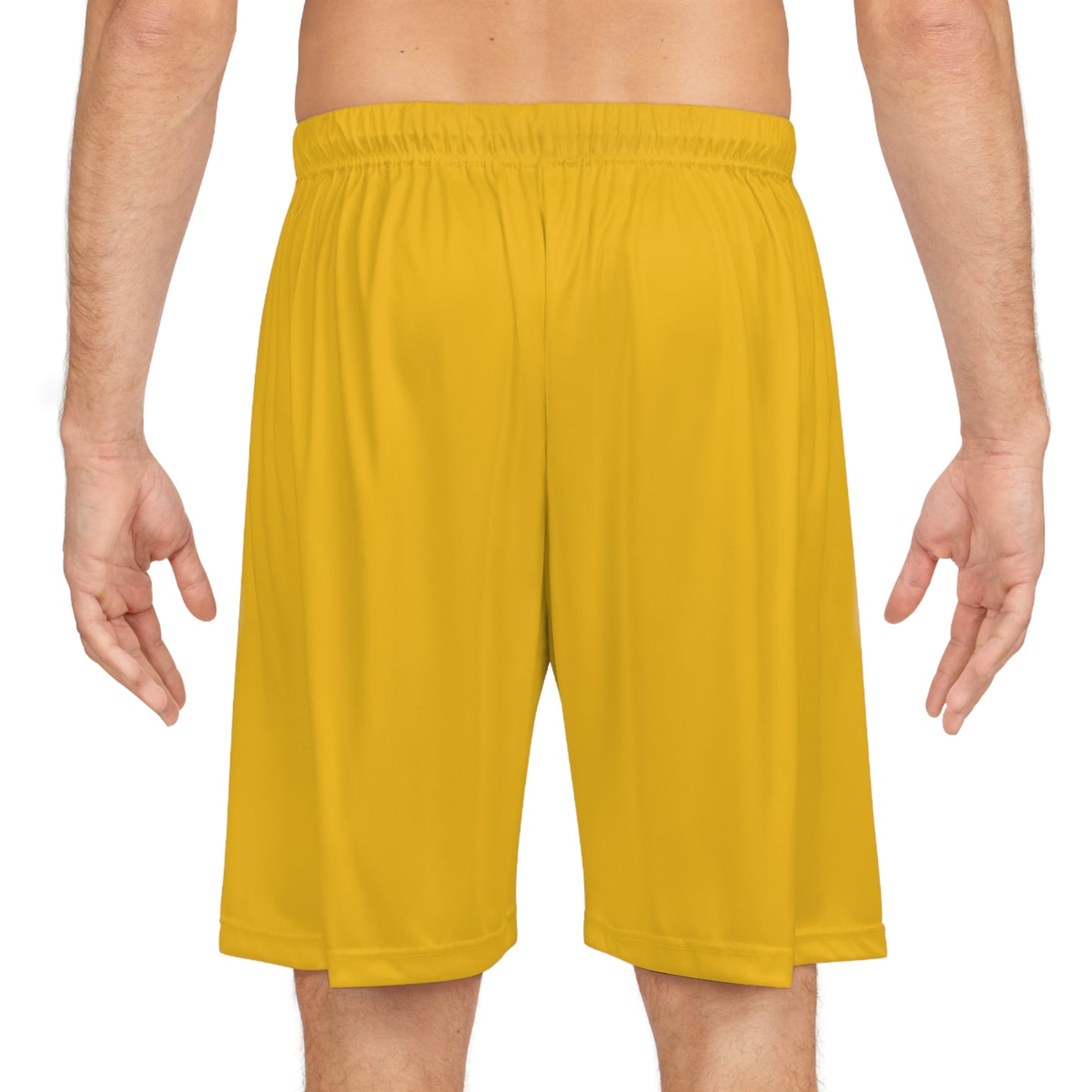 Yellow Basketball Shorts (AOP)