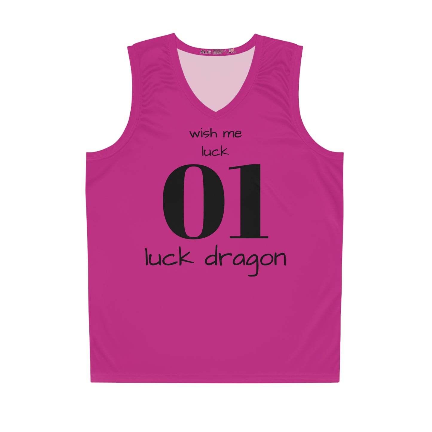 Hot Pink Basketball Jersey (AOP)