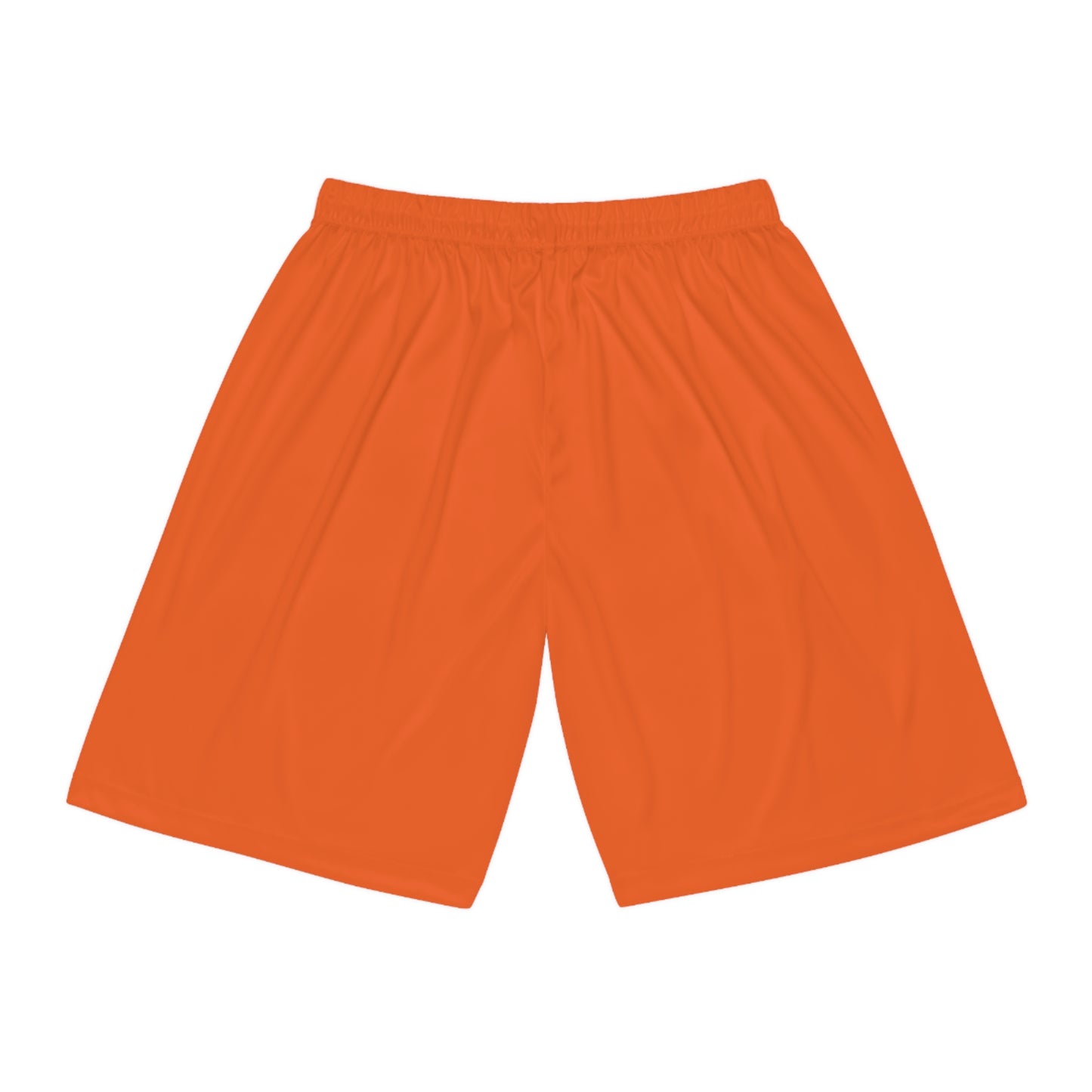 Orange Basketball Shorts (AOP)