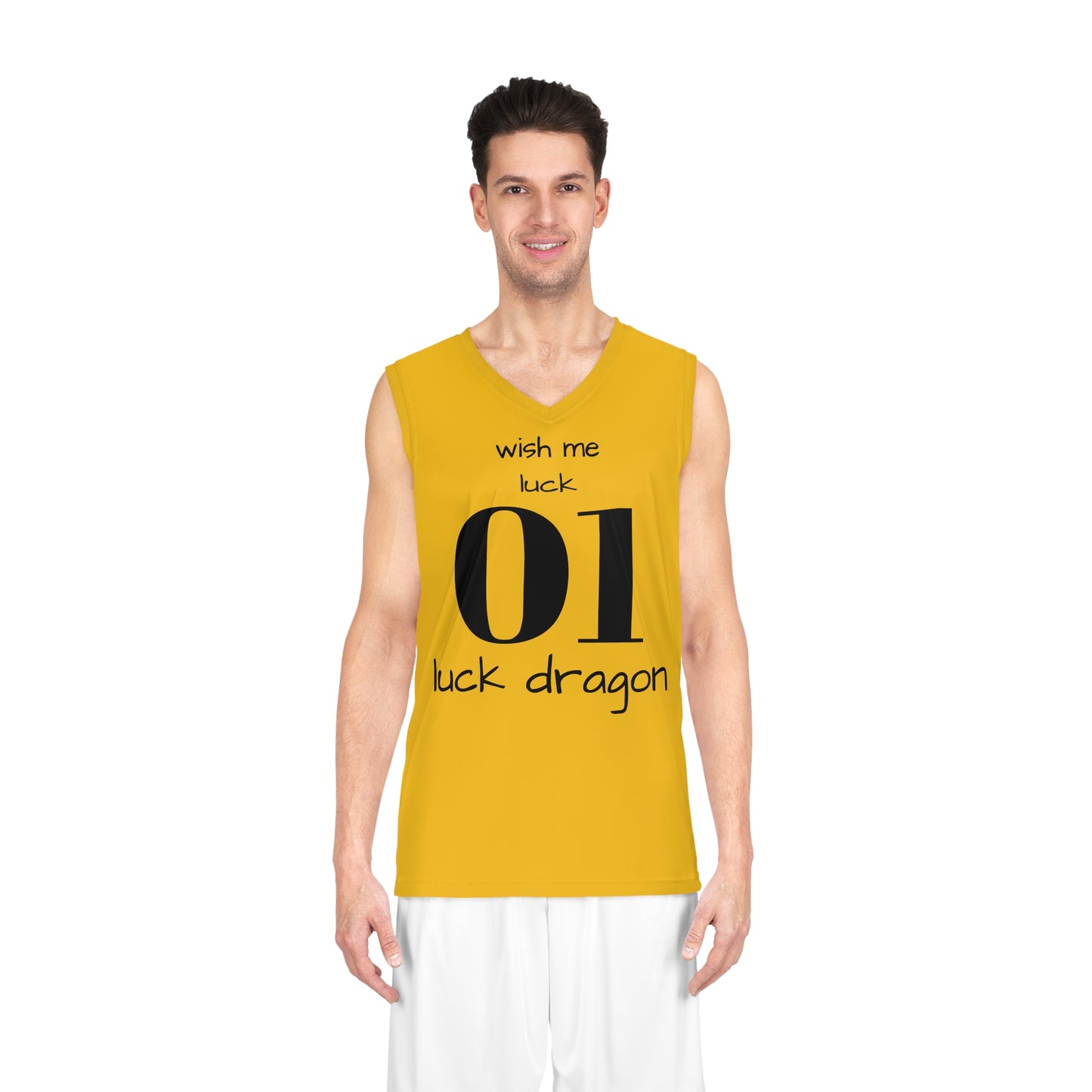 Yellow Basketball Jersey (AOP)