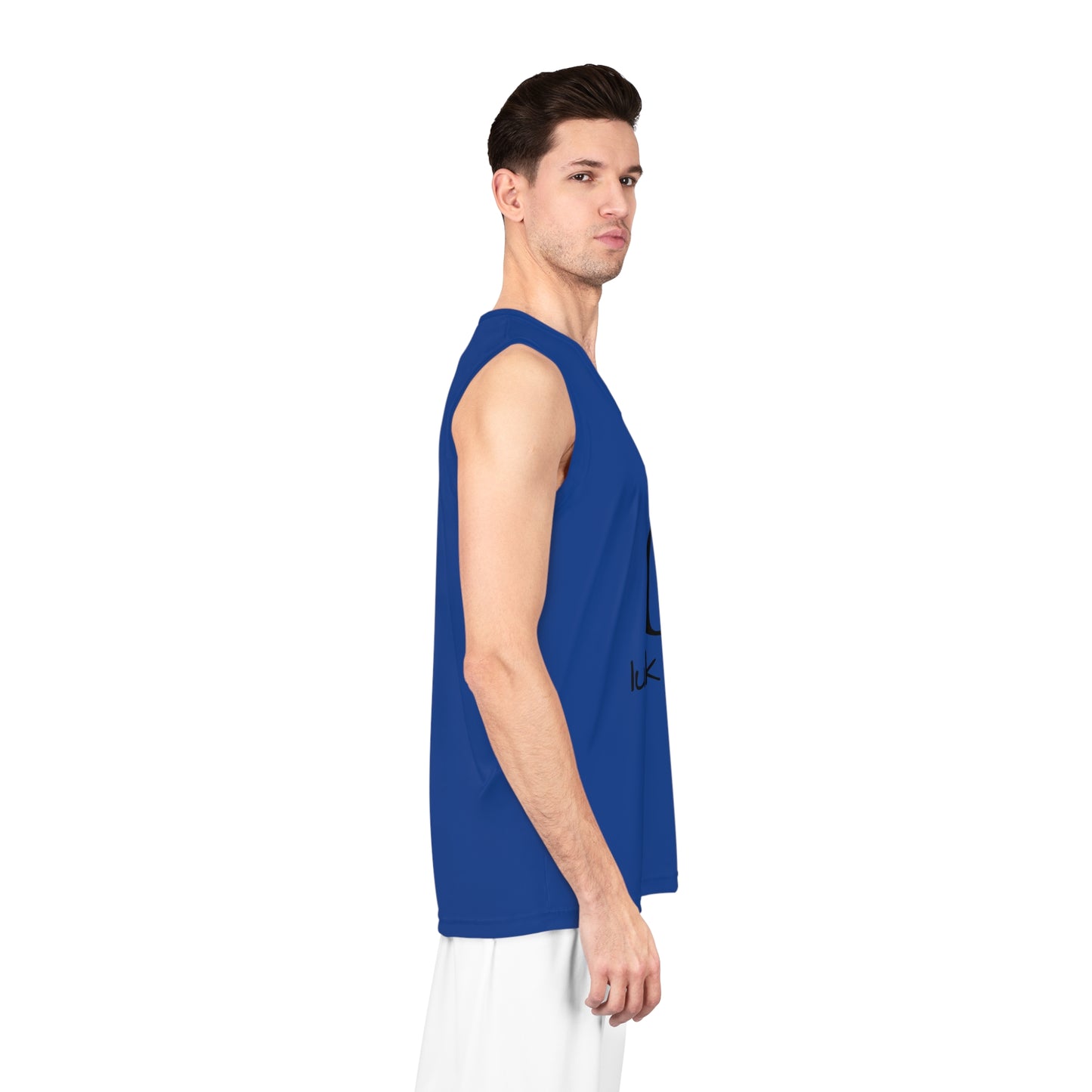 Blue Basketball Jersey (AOP)