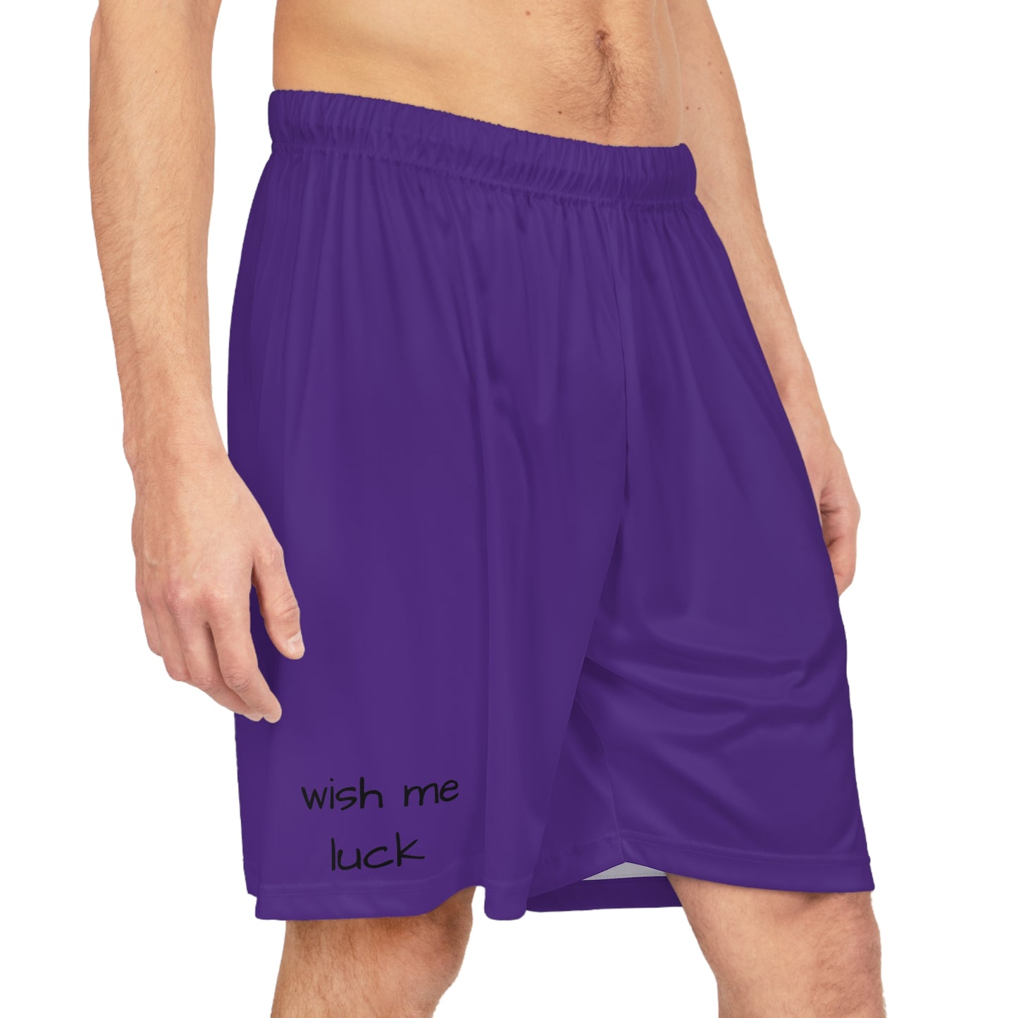 Purple Basketball Shorts (AOP)