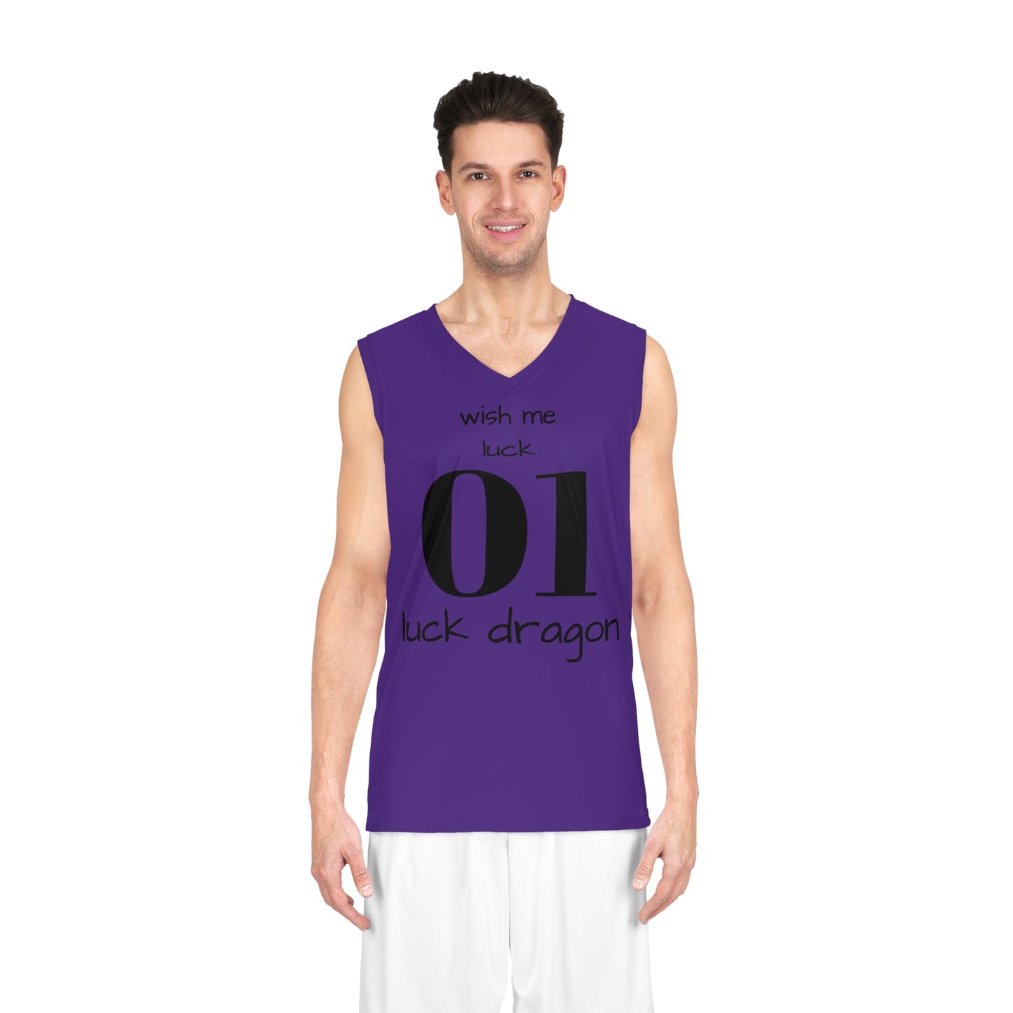 Purple Basketball Jersey (AOP)