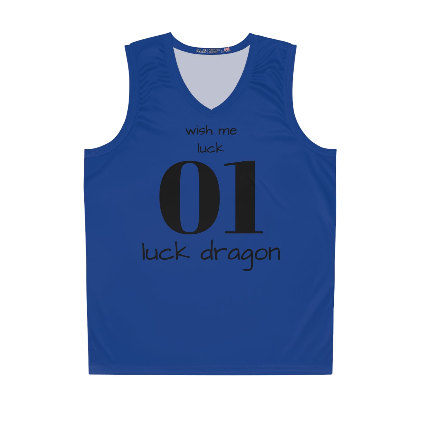 Blue Basketball Jersey (AOP)