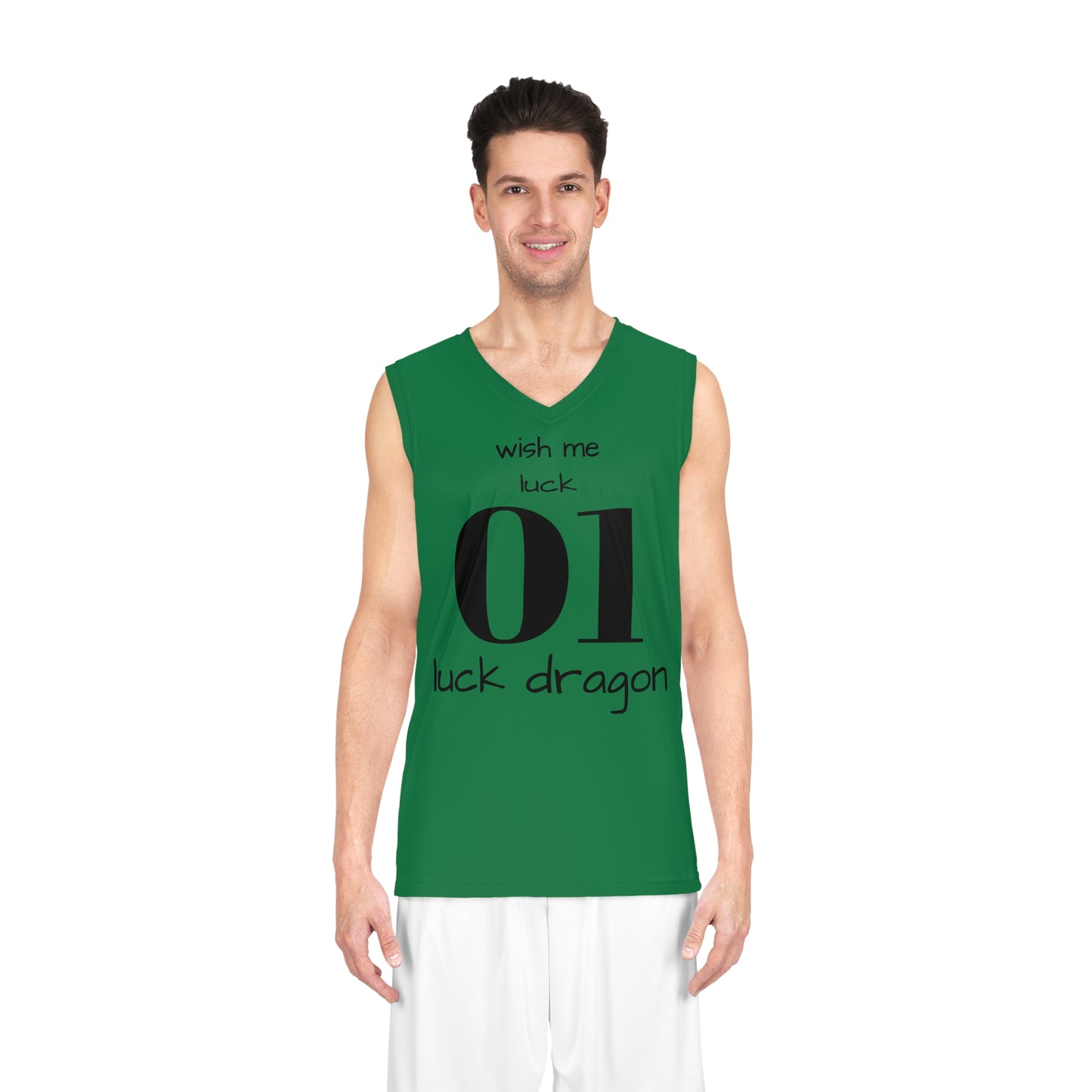 Green Basketball Jersey (AOP)