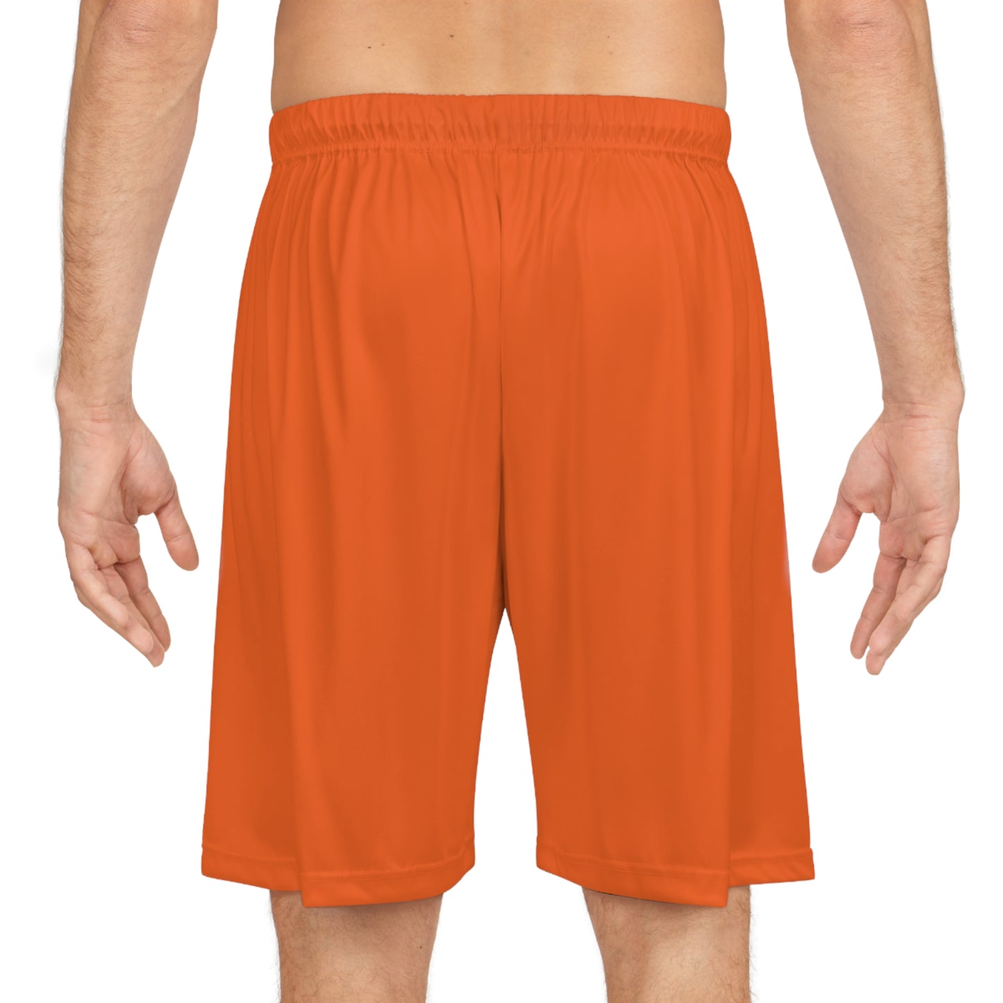 Orange Basketball Shorts (AOP)