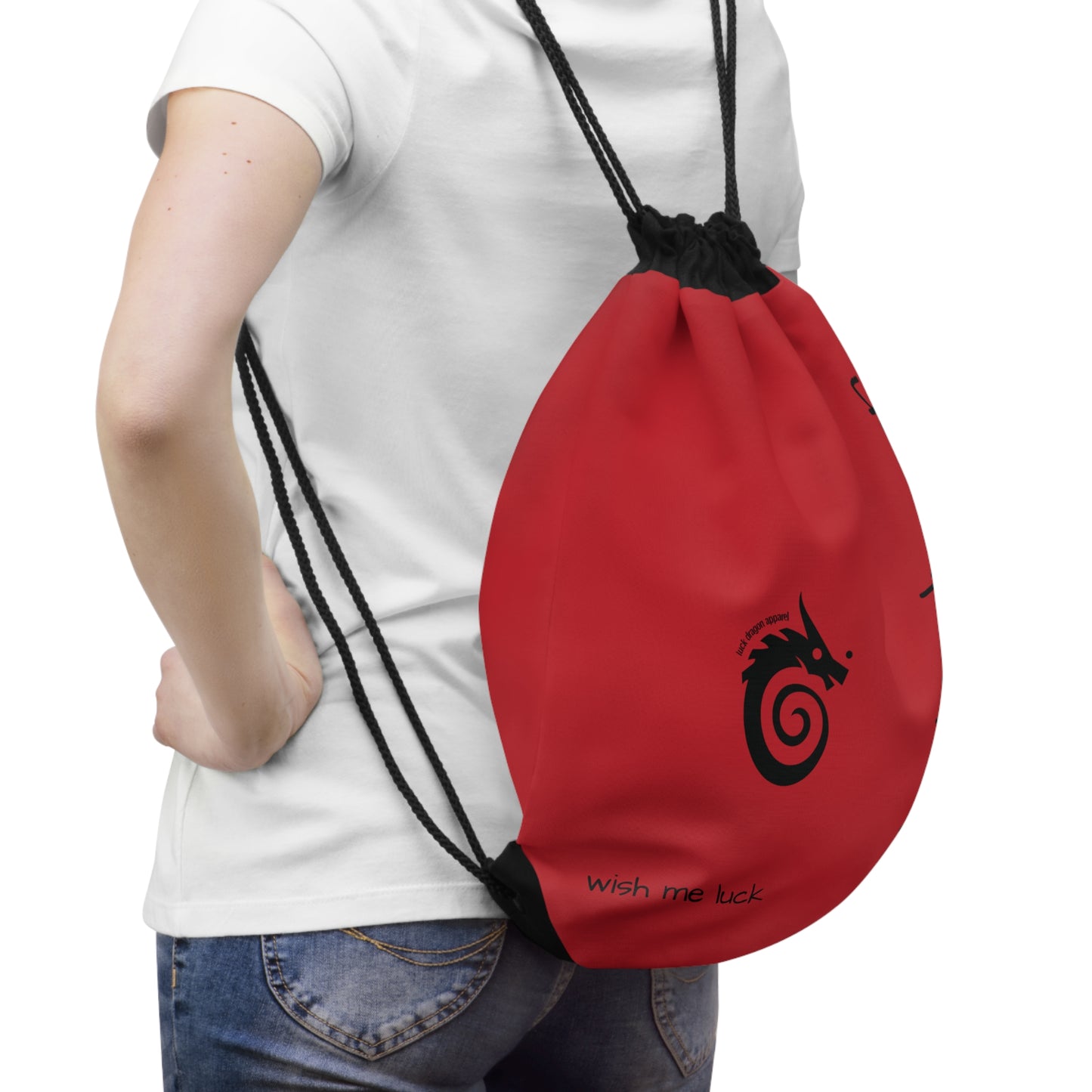 Red Drawstring Bag