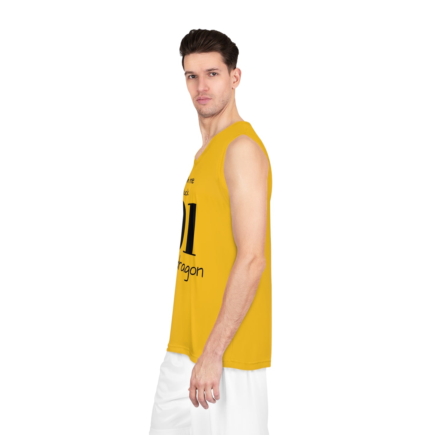 Yellow Basketball Jersey (AOP)