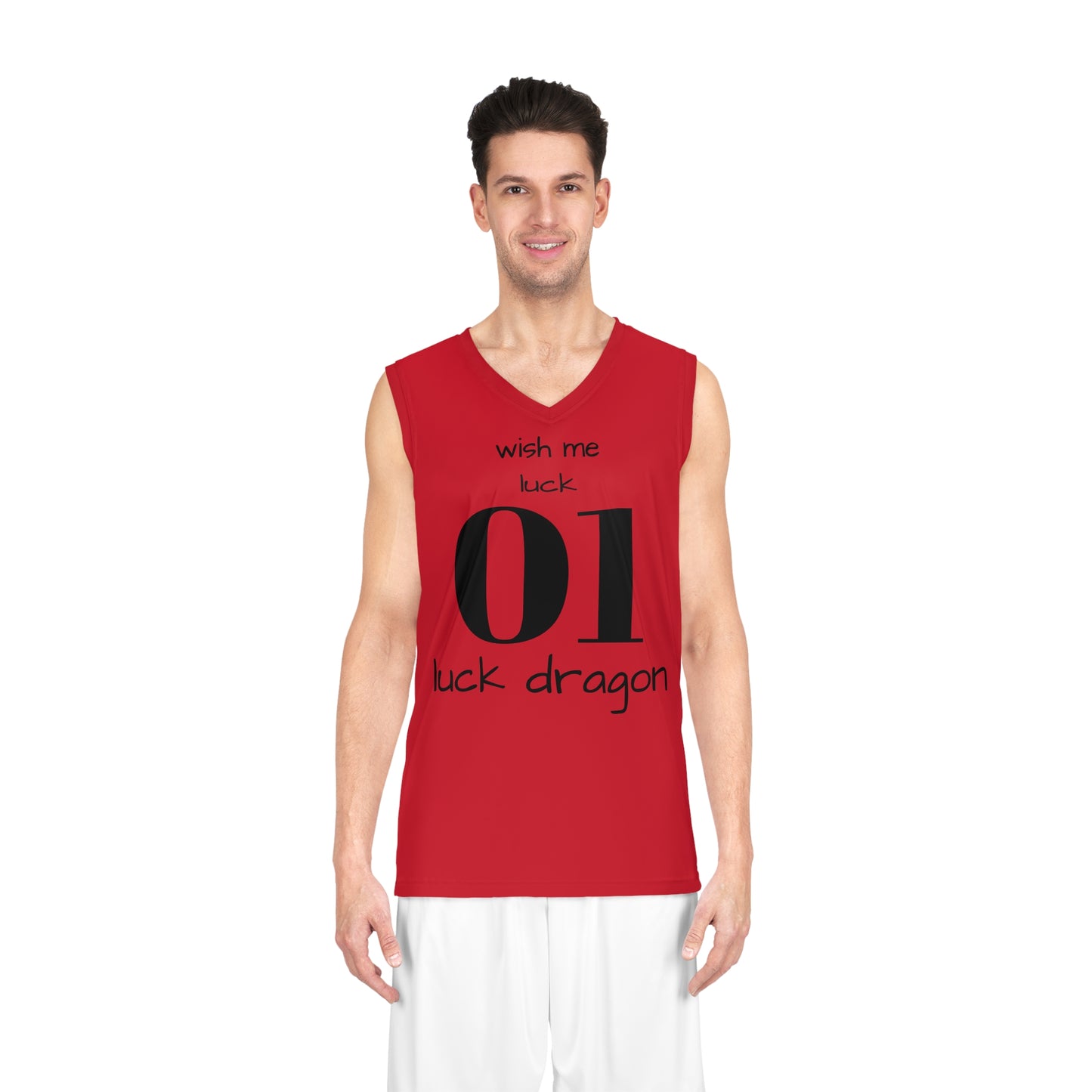 Red Basketball Jersey (AOP)