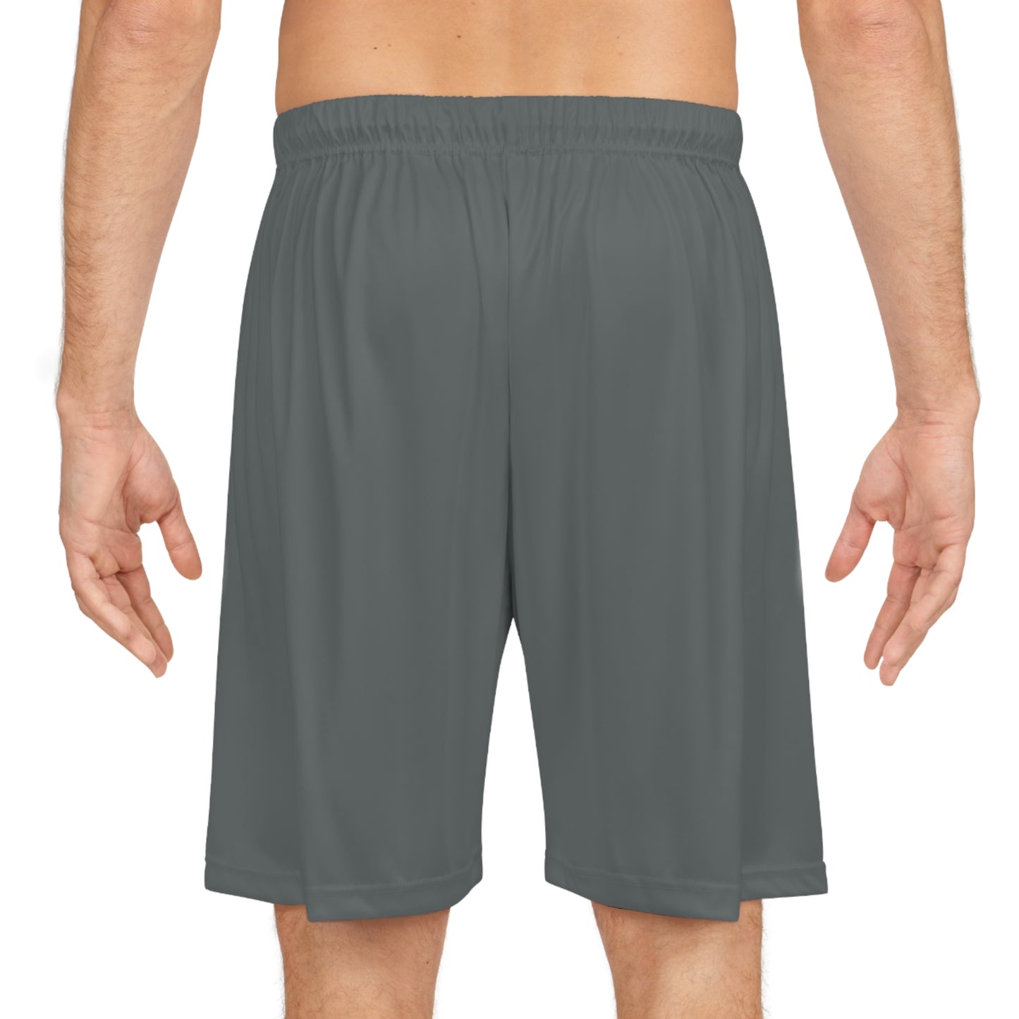 Grey Basketball Shorts (AOP)