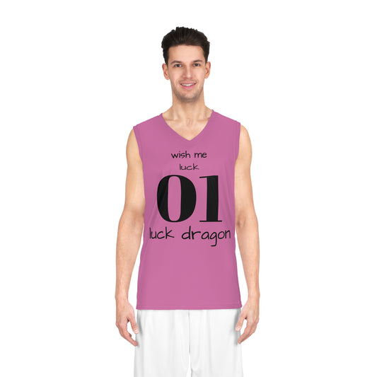 Pink Basketball Jersey (AOP)