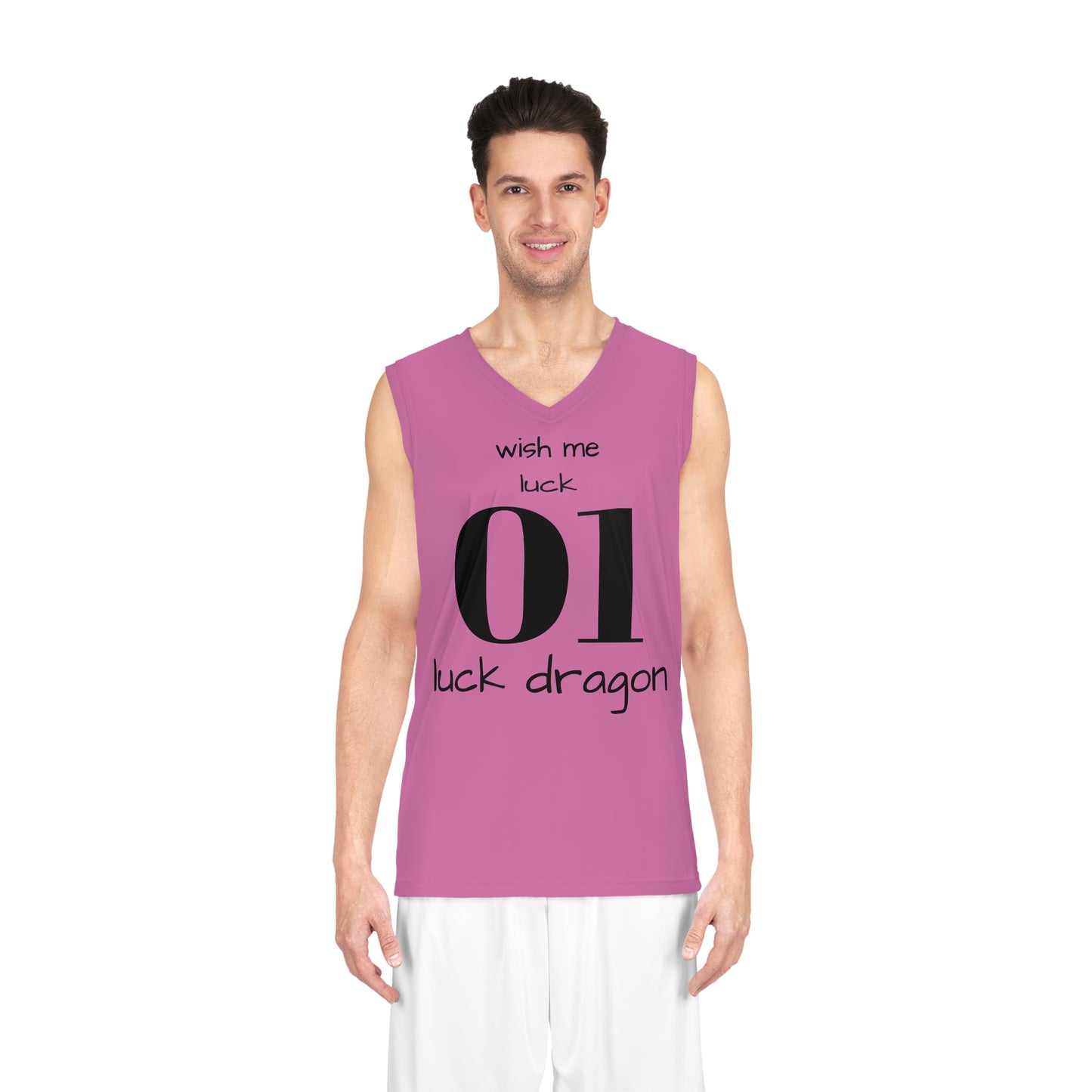 Pink Basketball Jersey (AOP)