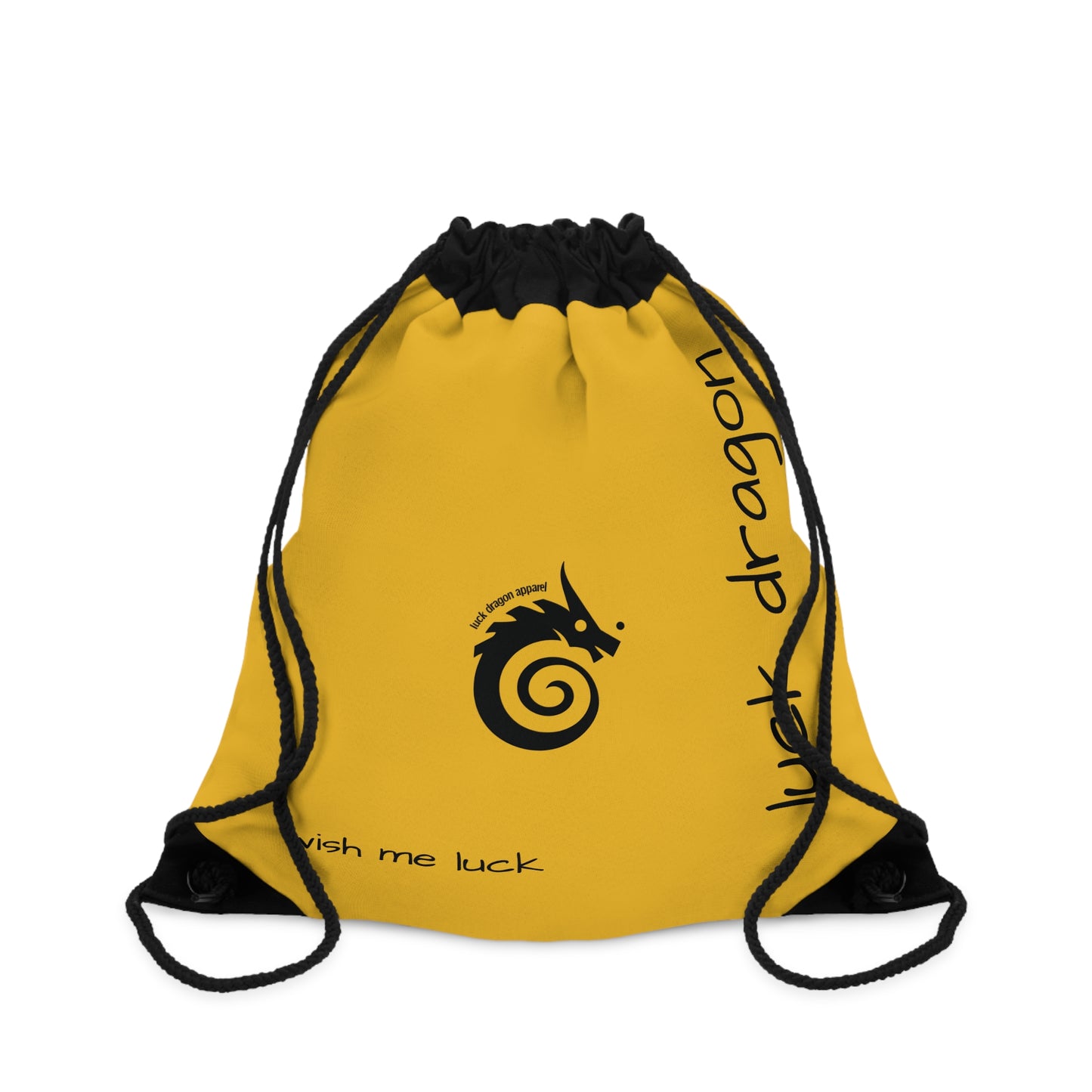 Yellow Drawstring Bag