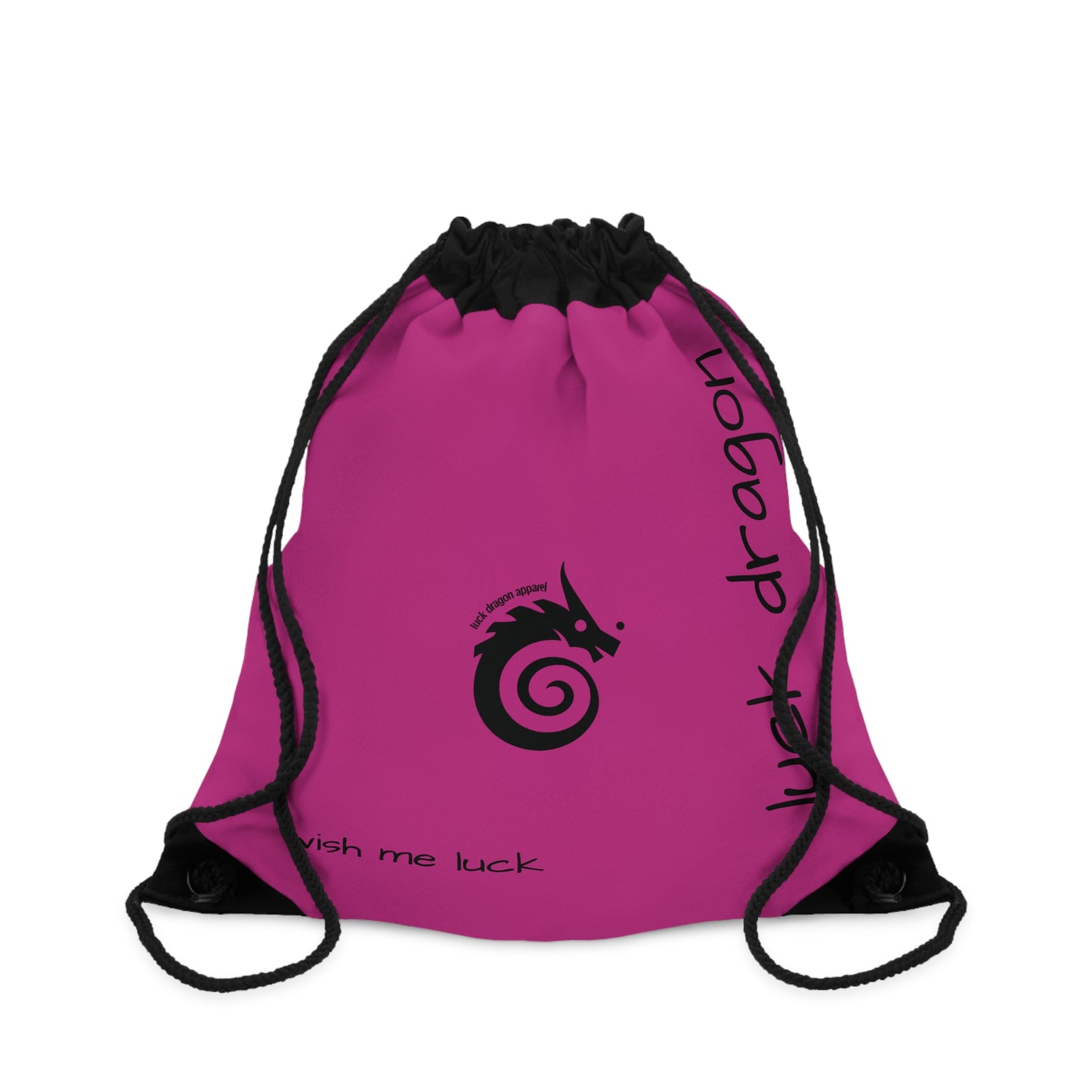 Hot Pink Drawstring Bag