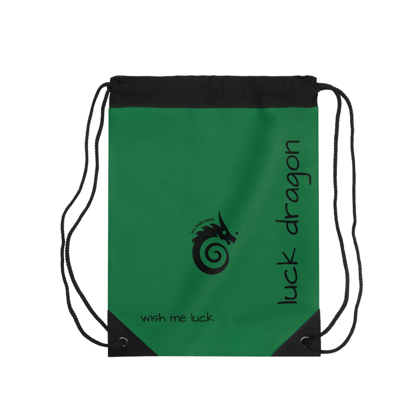 Green Drawstring Bag