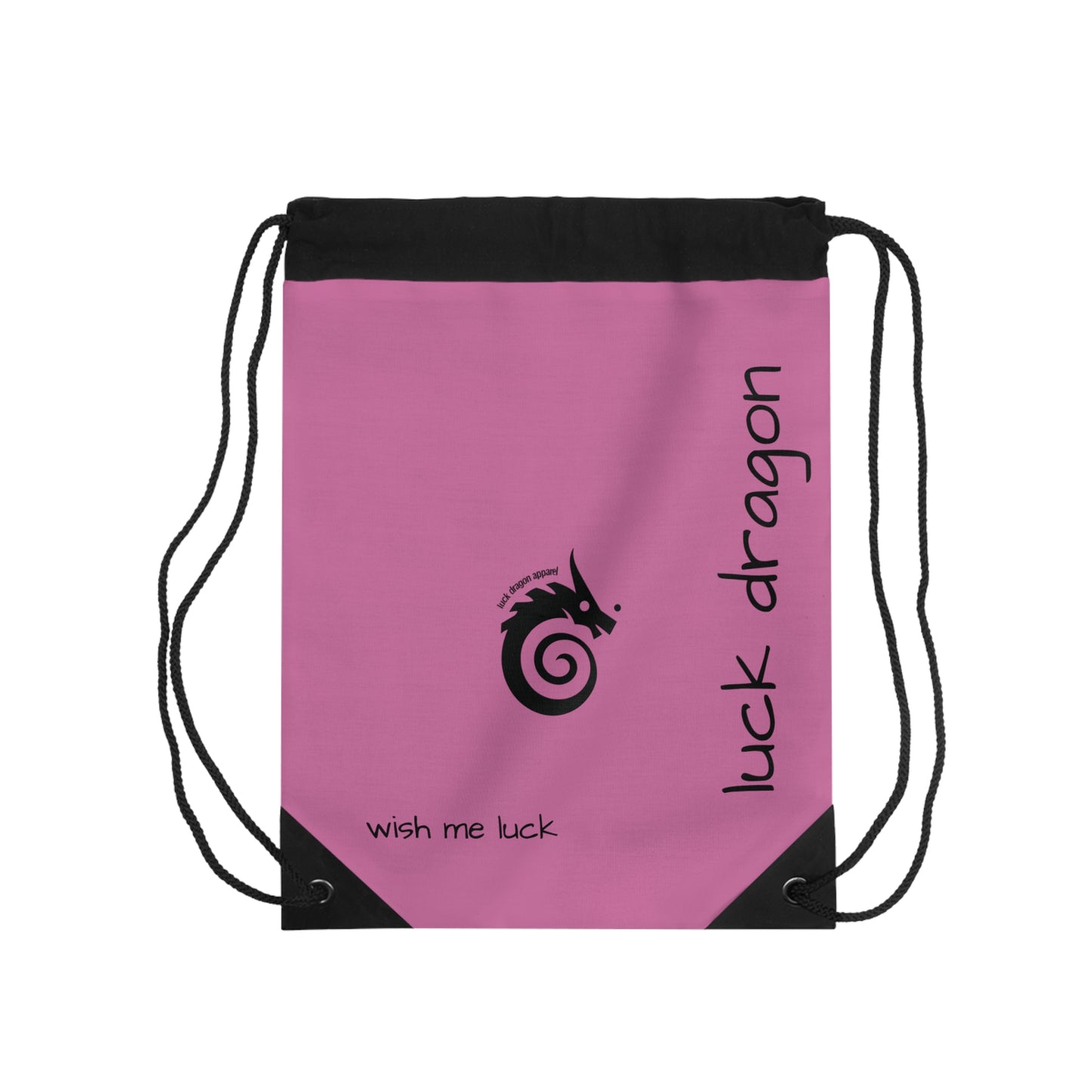 Pink Drawstring Bag