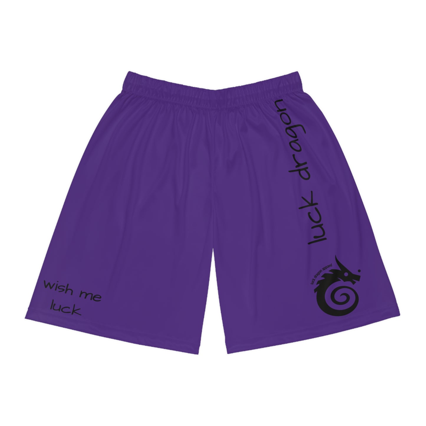 Purple Basketball Shorts (AOP)