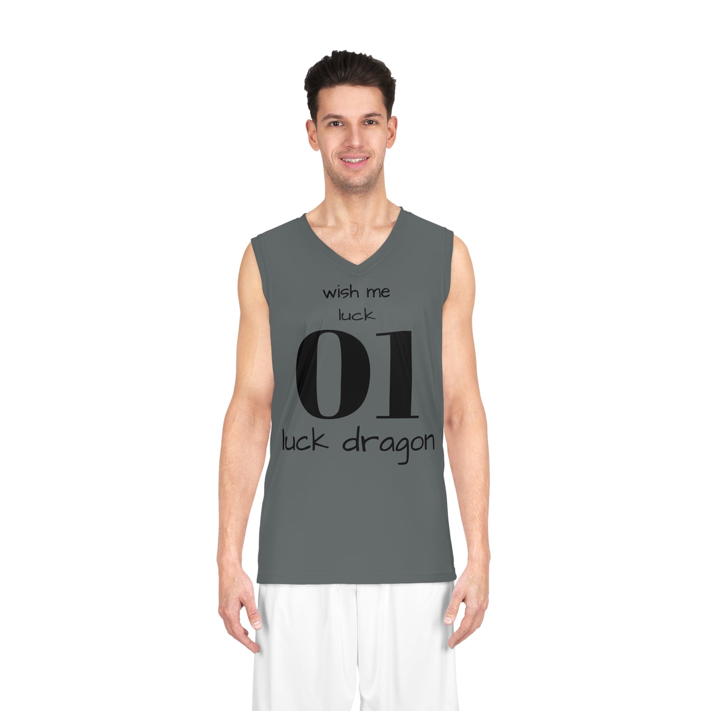 Grey Basketball Jersey (AOP)