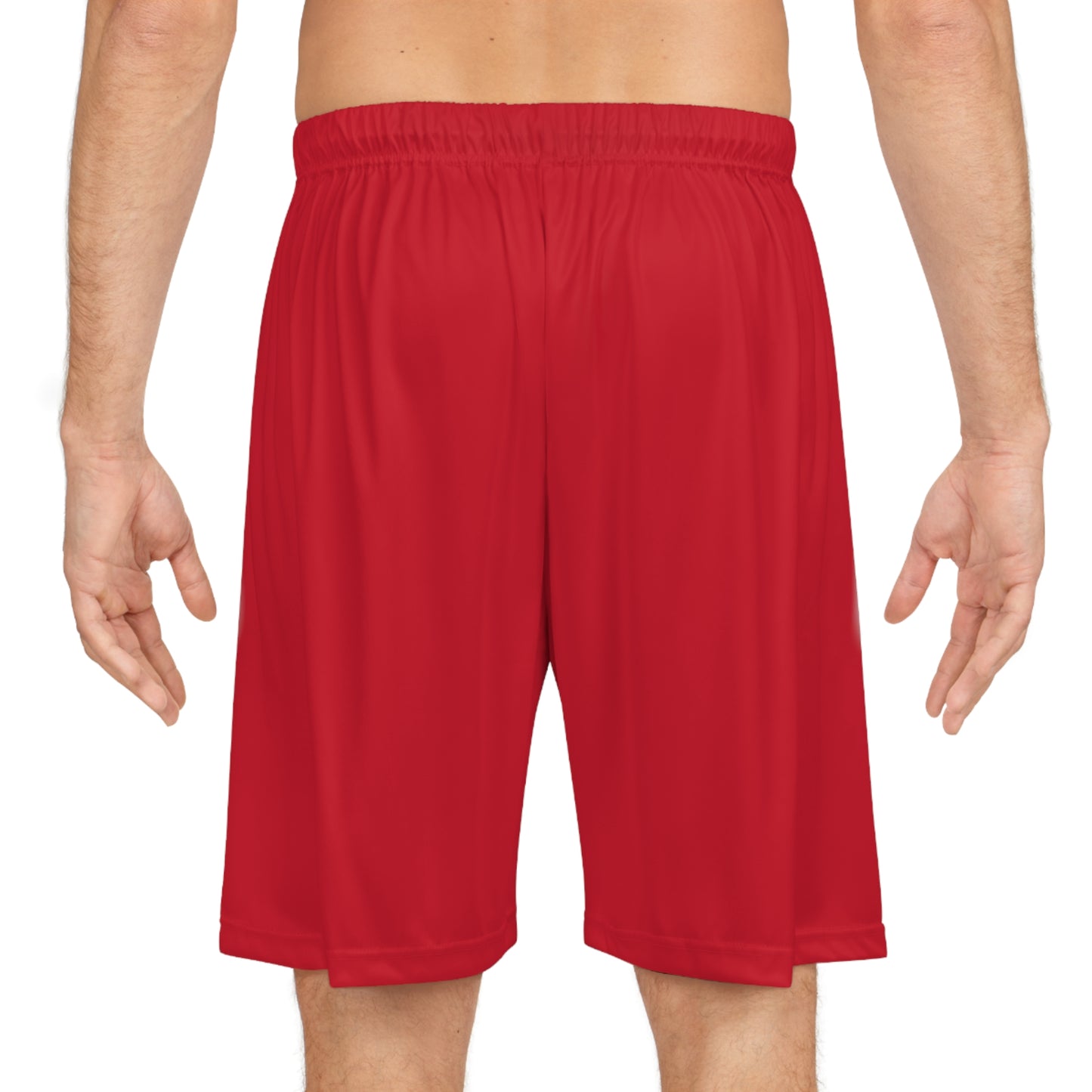 Red Basketball Shorts (AOP)