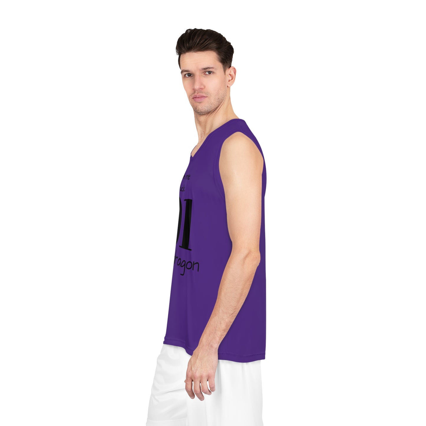 Purple Basketball Jersey (AOP)