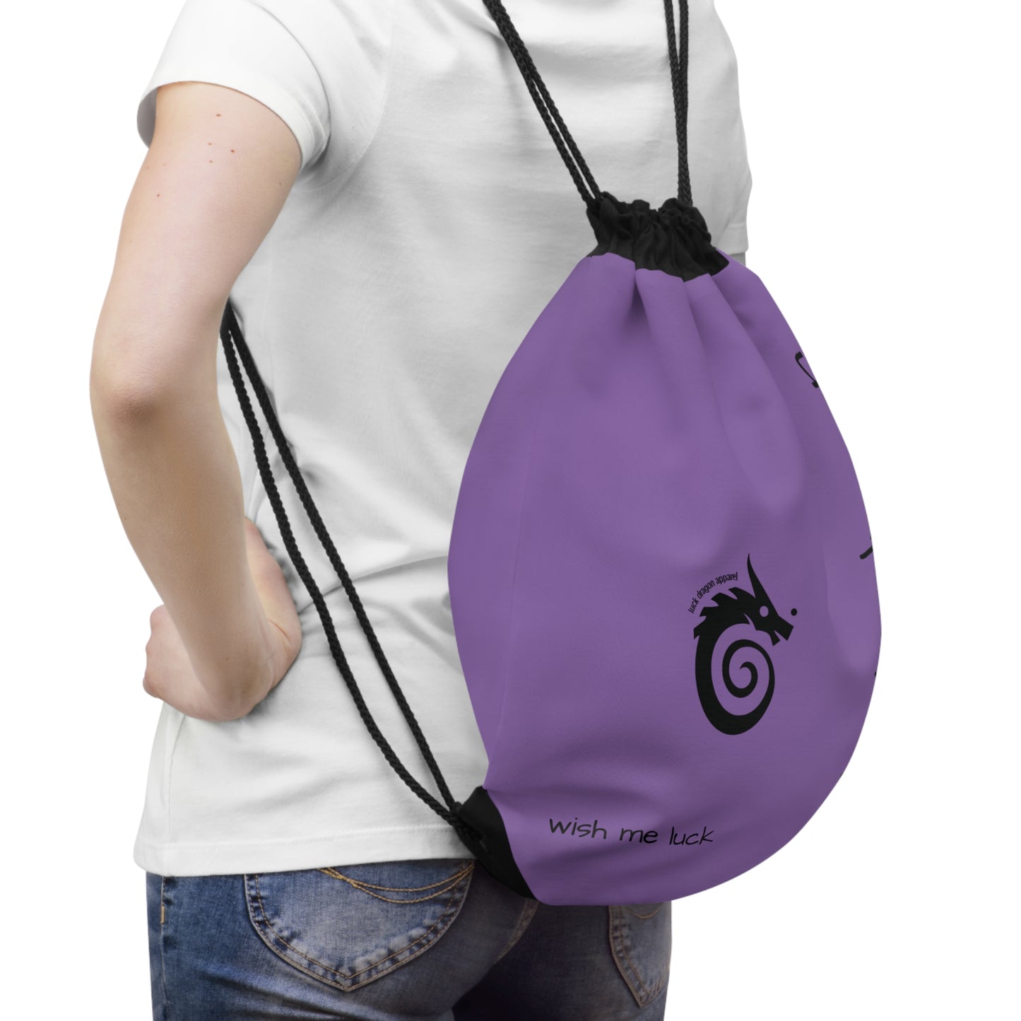 Violet Drawstring Bag