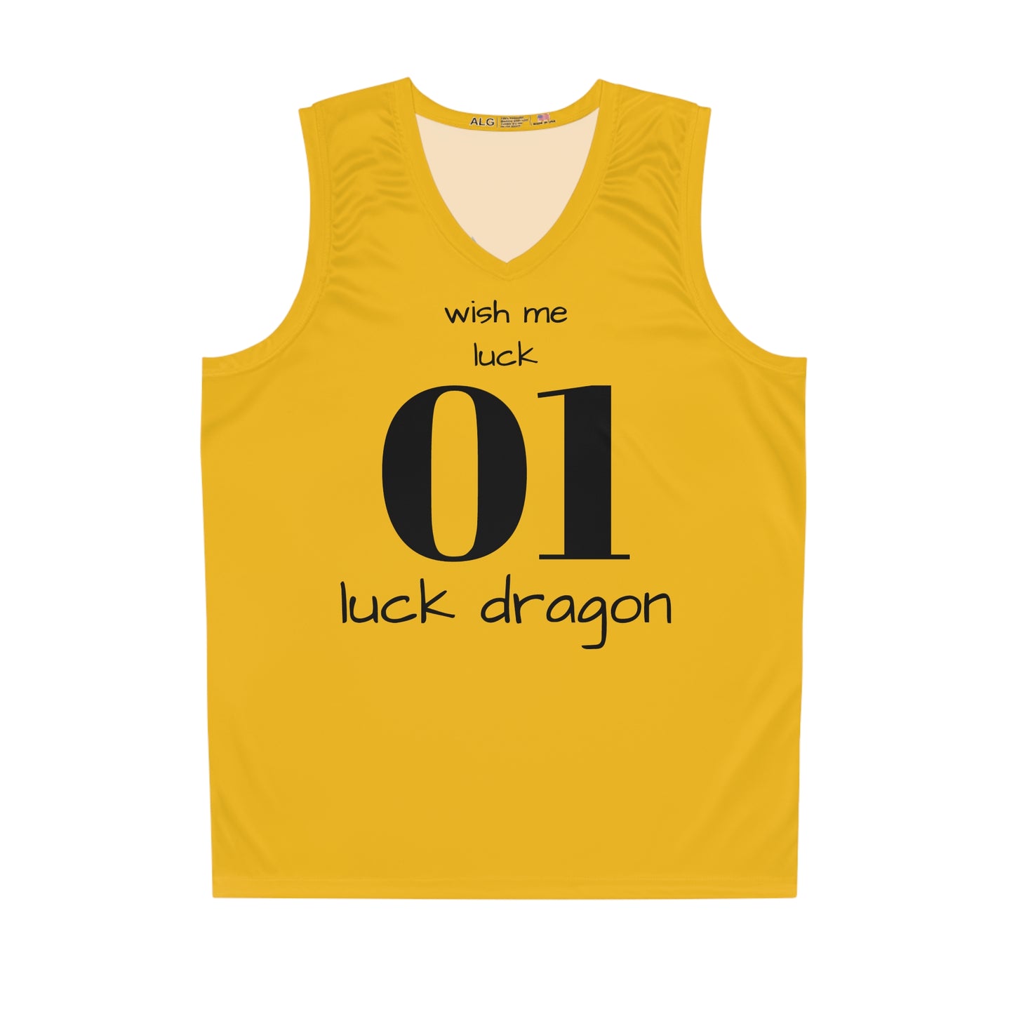 Yellow Basketball Jersey (AOP)