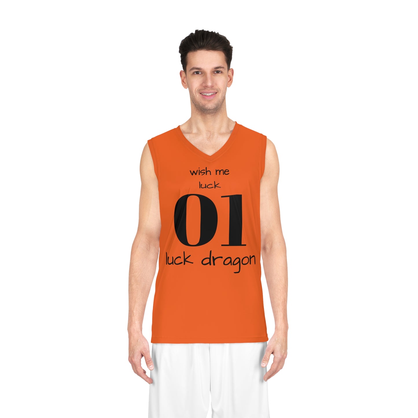 Orange Basketball Jersey (AOP)