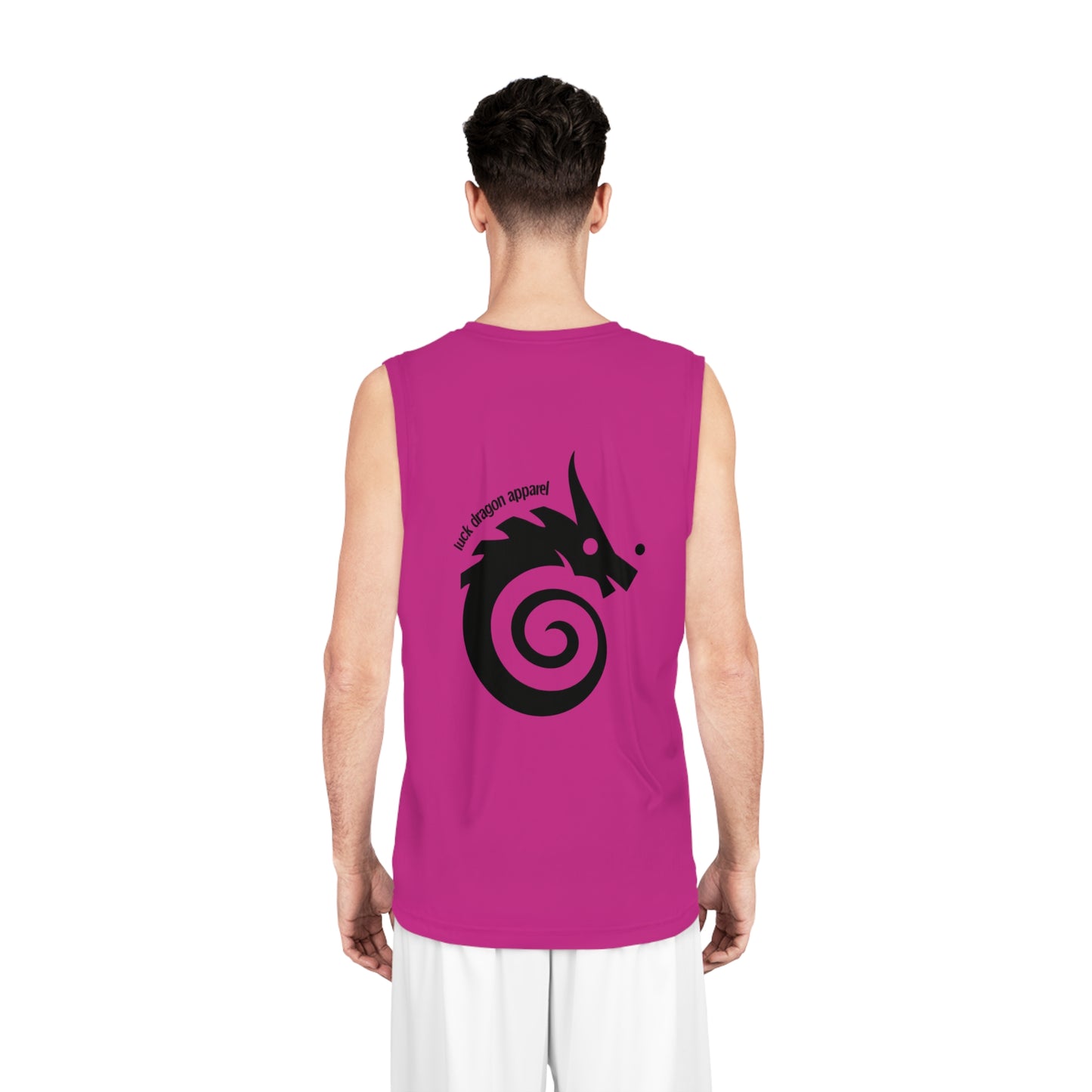 Hot Pink Basketball Jersey (AOP)