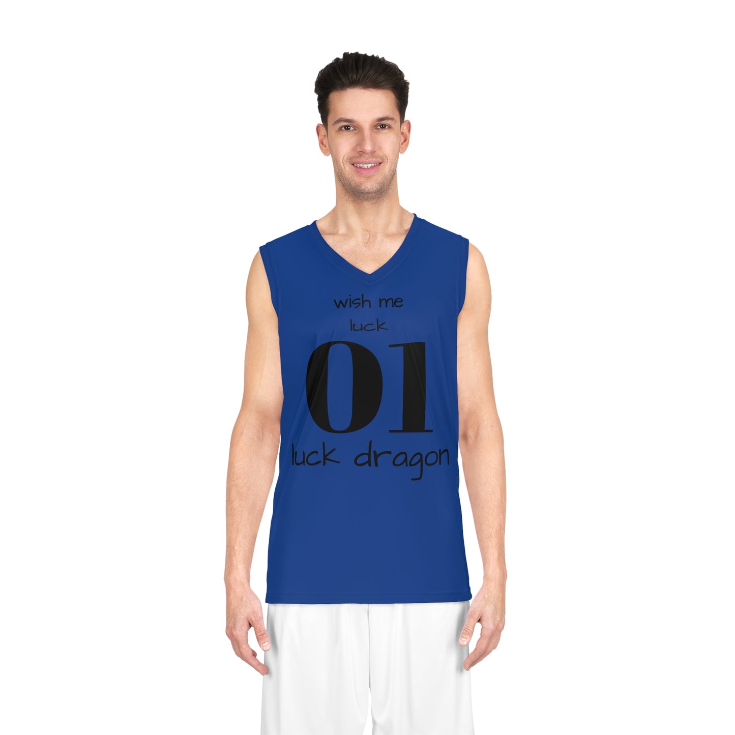 Blue Basketball Jersey (AOP)